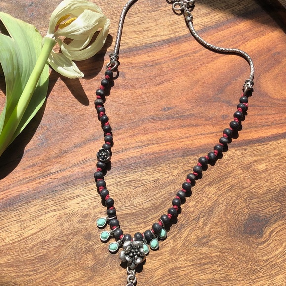 Lucky Brand amethyst cross, silver necklace - Picture 3 of 5